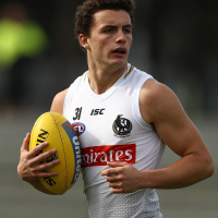 Collingwood Football Clubs Flynn Appleby - chats to Andrew Kuuse from the Family Dairy Farm at Cohuna