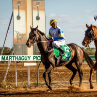 Marthaguy Racing Clubs Margaret Garnsey chats to Andrew Kuuse re their picnic meeting at Quambone NSW