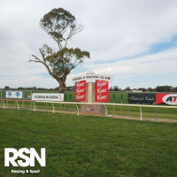 Penola RC Mark Edwards chats to Andrew Kuuse re Sundays meeting in country SA