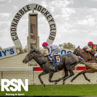 Coonamble RC Ken Waterford chats to Andrew Kuuse re having crowds back on track for Sundays Cup meeting