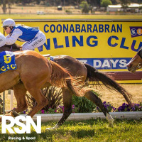 Coonabarabran RC Sarah Baglee chats to Andrew Kuuse re Sundays Cup meeting  crowds back on track
