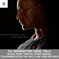 Hero Talk: Black Adam Trailer, Joker Sequel, Thunderbolts on the Way, Luke Cage Return?