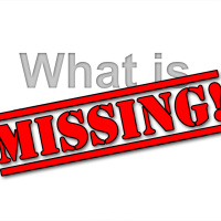 What Is Missing!