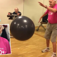 90-åringar på gym