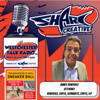 Episode 84: New Rochelle YMCA 2025 Sneaker Ball, with host Bob Marrone and featuring James Veneruso, Attorney at Law, Venersuso, Curto, Schwartz, Curto, LLP