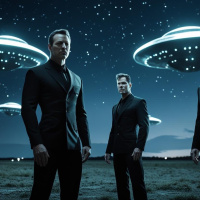 Un extraño caso de hombres de negro