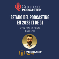 Emilcar y el estado del podcasting 2023, con @emilcar, grabado en @PodcastDays_ dentro de una cabina @studiobricks