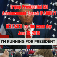 Trump Takes Over CSP Gives Pres. Speech