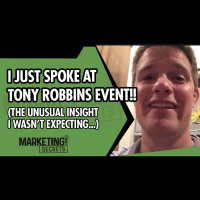 I Just Spoke At Tony Robbins Event!! (The UNUSUAL Insight I Wasn’t Expecting...)