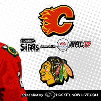 Flames vs Blackhawks (NHL 17 Hockey Sims)
