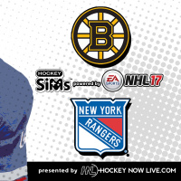 Bruins vs Rangers (NHL 17 Hockey Sims)