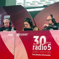 Especial 30 años de Radio 5 Todo Noticias, de RNE. Invitados: Guillermo Orduna, Gloria Parrilla y Gorka Zumeta