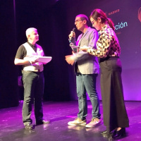 JPOD18-Inauguración, con Gemma Ayats y Gorka Zumeta. 5.10.2018