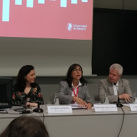 Del dial al clic, mesa con Lourdes Moreno Cazalla y Gorka Zumeta, en la Universidad de Navarra, 10.10.2019