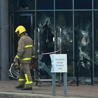 Leisure centre in Larne set alight amid further disorder