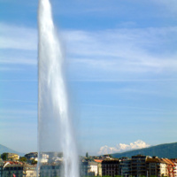 2.Nika-quide. Fountain of Geneva. Jet deau, Женевский фонтан.
