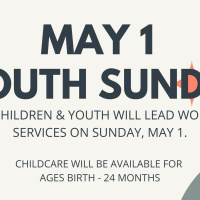 MAY 1, 22 YOUTH SUNDAY 9AM