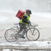 If you order food delivery during a heavy snowstorm youre not a great person. Am I Wrong?