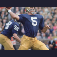 Terry Hanratty, of the Pittsburg Steelers and Notre Dame Football
