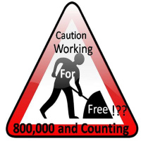 800,000 working for FREE?? WHY?? DONALD YOU are AWESOME! G-20.in #bluewave #donaldtrump
