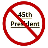 Donald J Trump was not the 45th president because cheating to win against a woman means you lost!