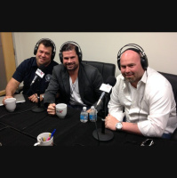 Rob Merrick with Cypress Street Pint and Plate, Lance Smith with Pure Melon and Chad Shearer with Caren West PR