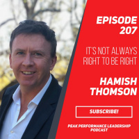 It’s Not Always Right to be Right | Hamish Thomson