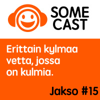 Erittäin kylmää vettä, jossa on kulmia