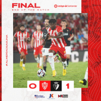 Jornada 5. UD Almería 0-1 CA Osasuna. Quiero y no puedo