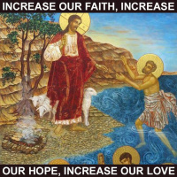Increase our faith, increase hope but above all increase our love for him