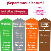 A partir de mañana habrá que separar la basura