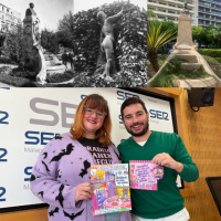 Del Parque de Málaga a la ‘Culona’ perdida: un callejeo lleno de arte y voces que no se callan...con parada final en el arte rebelde de Lucía Types