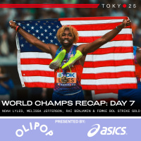 TOKYO WORLD CHAMPIONSHIPS DAY 7 RECAP: MELISSA JEFFERSON-WOODEN COMPLETES THE DOUBLE FEMKE BOL amp NOAH LYLES REPEAT + RAI BENJAMIN GETS HIS WORLD GOLD AFTER DQ CONTROVERSY