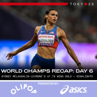 TOKYO WORLD CHAMPIONSHIPS DAY 6 RECAP: SYDNEY MCLAUGHLIN-LEVRONE GOES 47.78 TO DOMINATE 400M FOR GOLD!!!!!! THE GOAT!