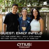 Emily Infeld After Winning Her First National Title At 35 Years Old | LIVE from Eugene 