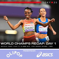 WORLD CHAMPIONSHIPS DAY 1 RECAP: BEATRICE CHEBET KICKS FOR GOLD, NOAH LYLES VS. JAMAICA IS ON, RYAN CROUSER EARNS HIS 10TH MEDAL 