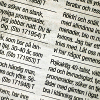 Hur lät språket i kontaktannonser förr i tiden?