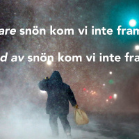 Är det tack vare eller på grund av?