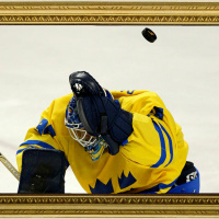 Vad har målade konstverk med målvakter att göra?