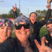 The Softail Sisters Ride to the Springfield Mile