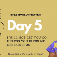 I Will Not Let You Go, Unless you Bless Me.