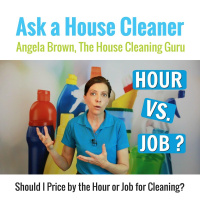 Price by the Hour or by the Job for House Cleaning?
