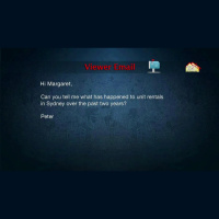 Investor Questions: What has happened to unit rentals in Sydney over the past two years?