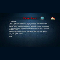 Investor Questions: Renting out a home but having to get insurance for the building, contents and landlord but is it necessary to have one for the tenants?