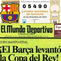 El premio del Sorteo de Navidad es una efeméride del Barça 05490