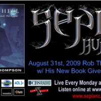 SEPIA RVP with Rob Thompson and Eric drinking wine