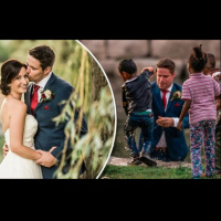 Qué Bonito: Novio interrumpe su sesión fotográfica para salvar a un niño