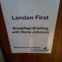 Boris addresses London business chiefs on transport