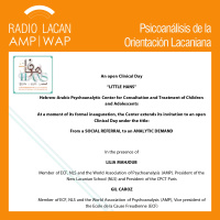 Jornada Clínica Abierta en el Pequeño Hans de Haifa: Conferencia de Apertura - Episodio 1