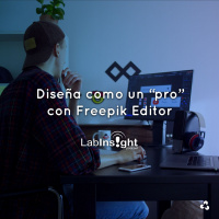 Diseña como un pro con Freepik Editor